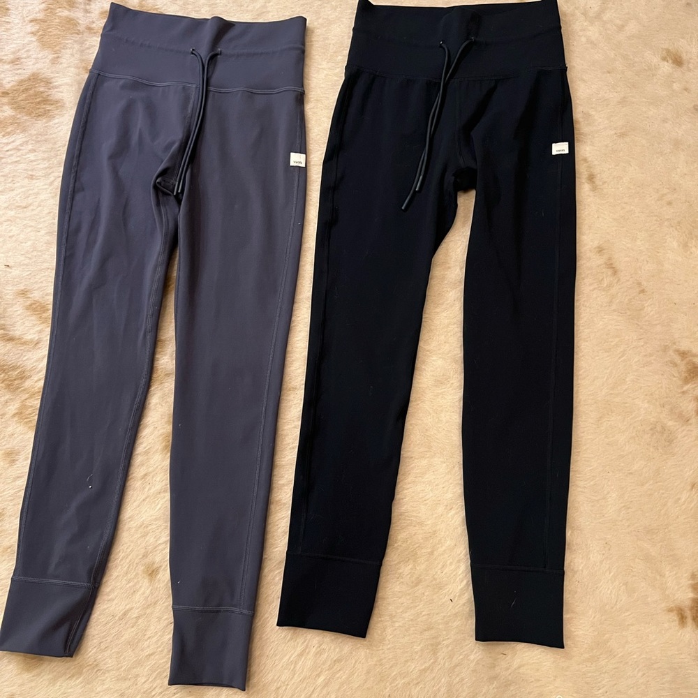 Vuori Daily Legging- S Navy and Light Blue